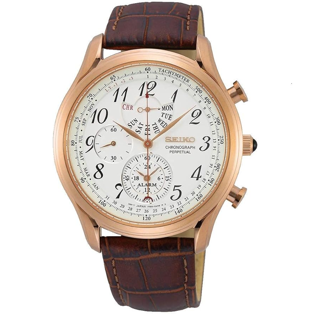 Seiko SPC256P1 White Dial Chronograph Men’s Watch