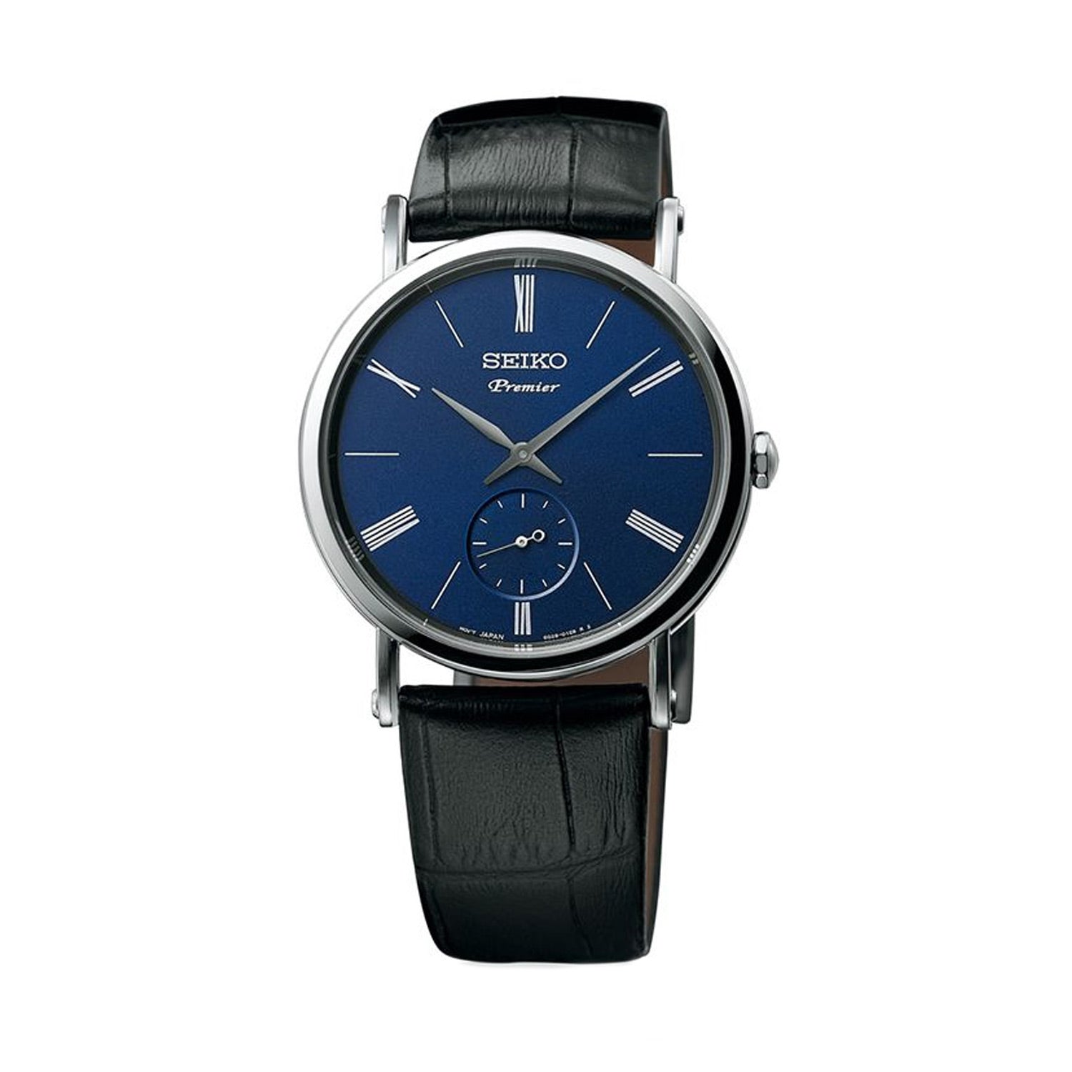 Seiko SRK037P1 Black Dial Leather Strap Series 5 Men's Automatic Watch seiko