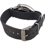 Seiko SRPE61K1 5 Sports Automatic 100m Sunray Grey Dial Nylon Men's Watch