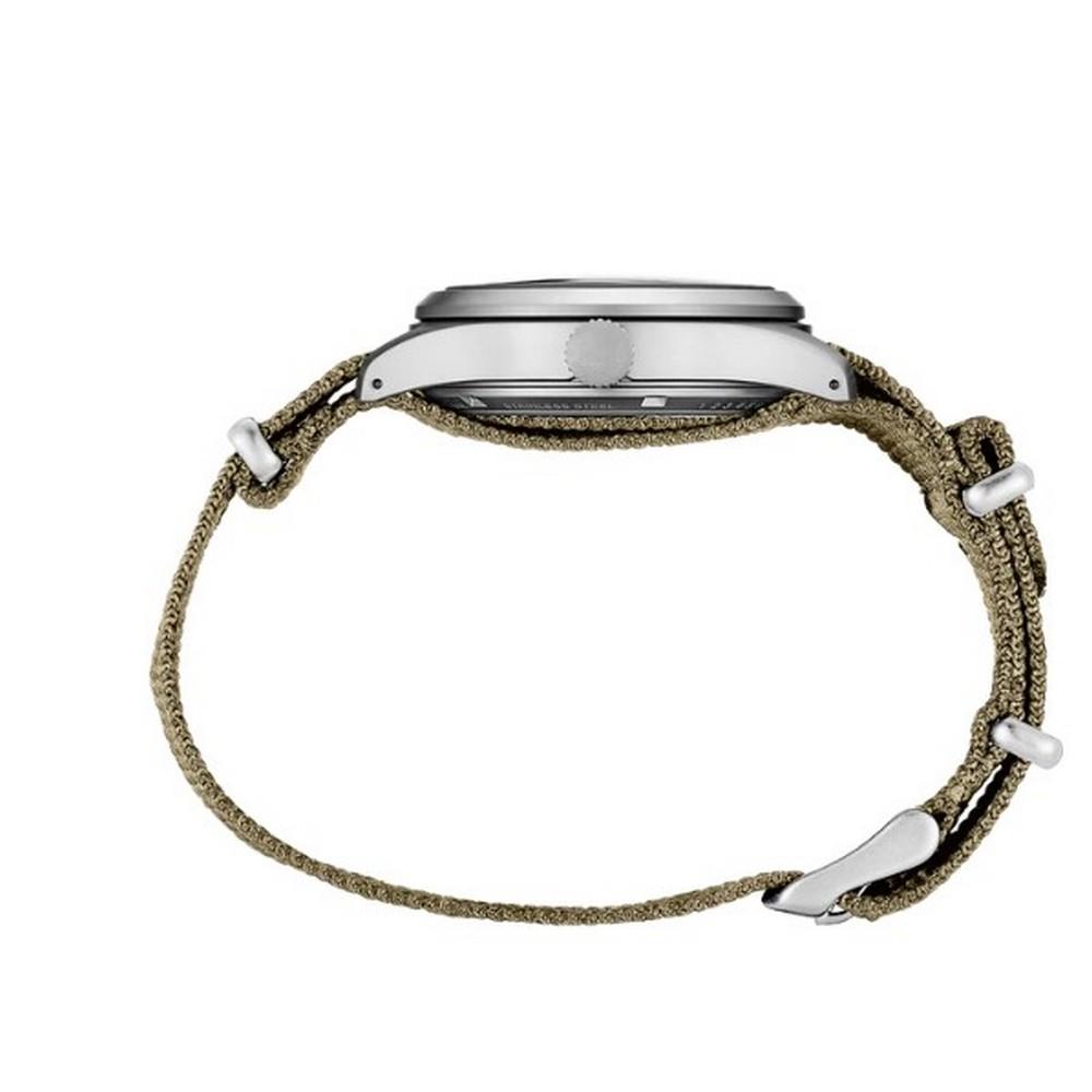 Seiko SRPG35K1 Black Dial Automatic Movement Nylon Strap Men's Watch - Our World Of Style