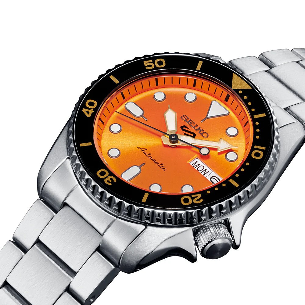 Seiko 5 Sports SRPK35K1 Orange Dial Automatic Men’s Watch