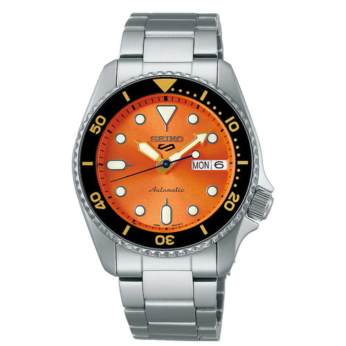 Seiko 5 Sports SRPK35K1 Orange Dial Automatic Men’s Watch
