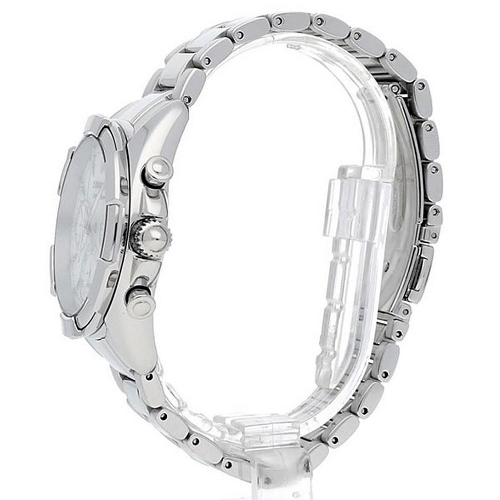 Seiko SRW807P1  White Dial Stainless Steel Chain Womens Analog Quartz Watch