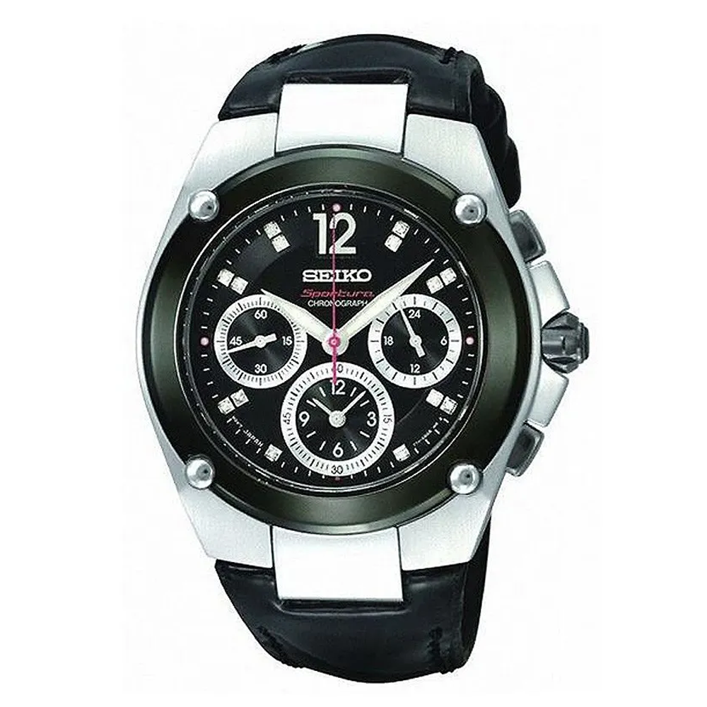 Seiko SRW899P1 Black Dial Chronograph Men’s Watch