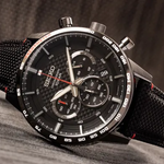 Seiko SSB359P1 Black Dial Quartz Chronograph Men’s Watch