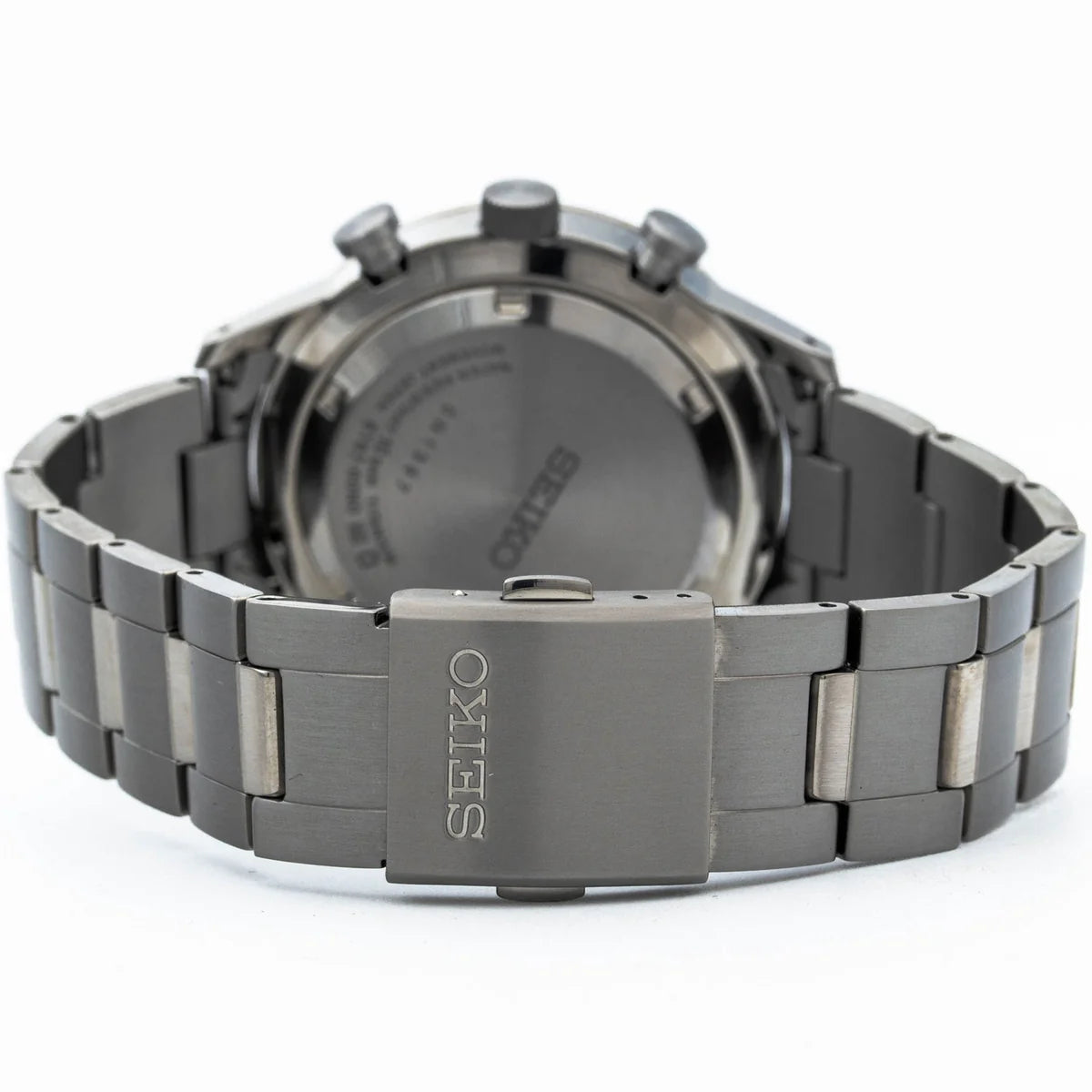 Seiko SSB389P1 chronograph quartz watch with blue dial and stopwatch subdials