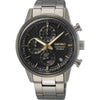 Seiko SSB391P1 Black Dial Stainless Steel Chronograph Quartz Black Dial Men's Watch - Our World Of Style