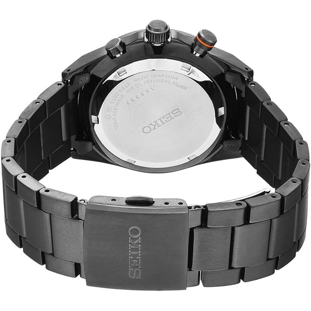 Seiko SSB399P1 Sports Black Dial Stainless Steel Chronograph Quartz Men's Watch - Our World Of Style