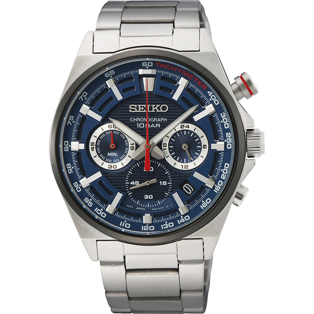 Seiko SSB407P1 Blue Dial Chronograph Men’s Watch