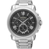 Seiko SSC597P1 Black Dial Silver Chain Premier Chronograph Solar Men's Watch - Our World Of Style