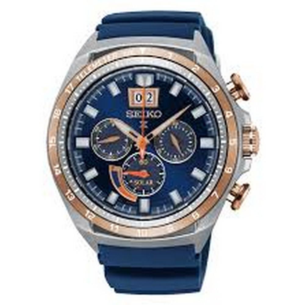 Seiko SSC666P1 Blue Dial Prospex Men's Solar Chronograph Watch seiko