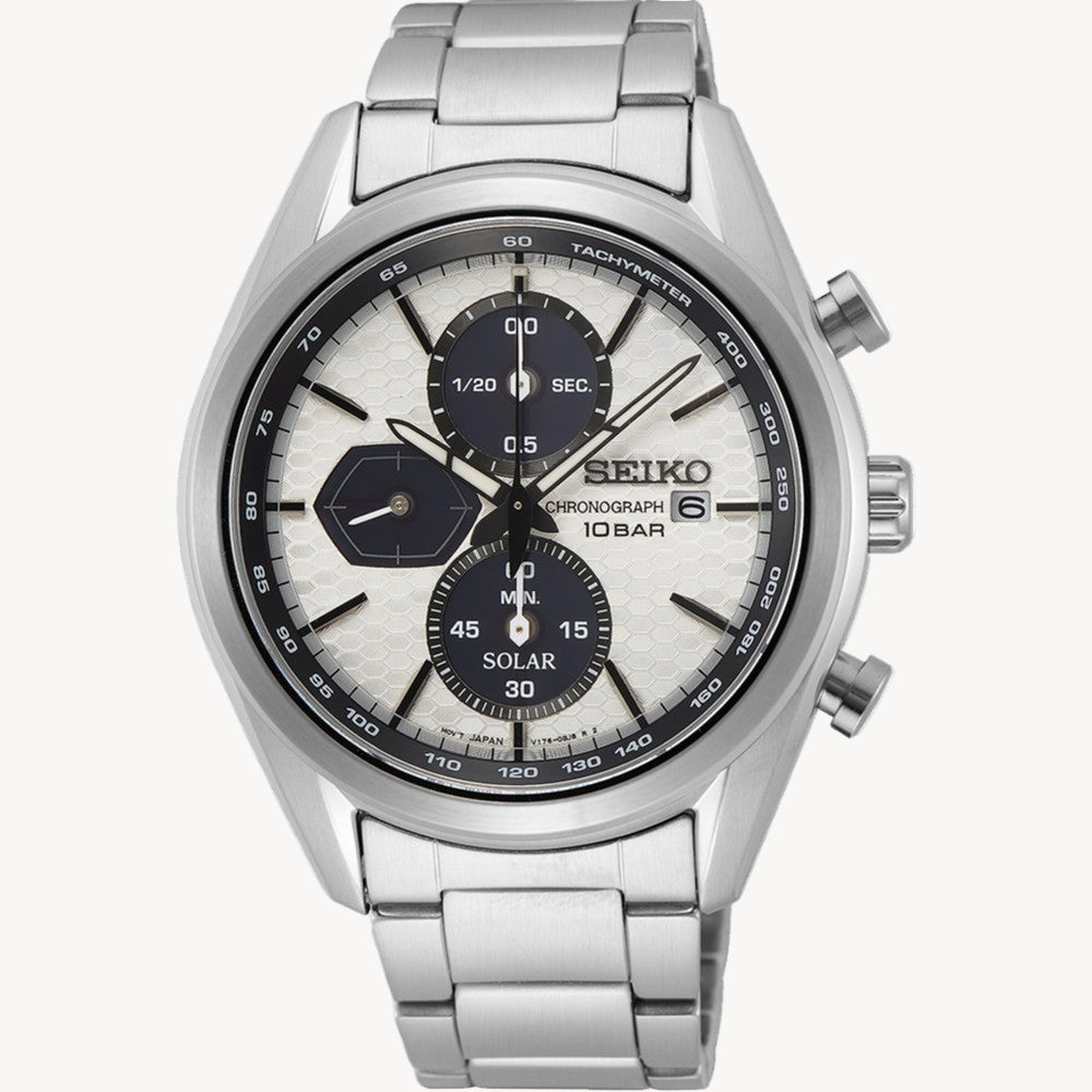 Seiko SSC769P1 Stainless Steel Solar Quartz Chronograph Men's Watch
