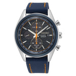 Solar Sports Chronograph Men‰۪s Blue Silicone Strap Watch SSC775P1 seiko