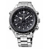 seiko SSG001P1 Prospex Men's Radio Sync Solar World Time Chronograph Watch
