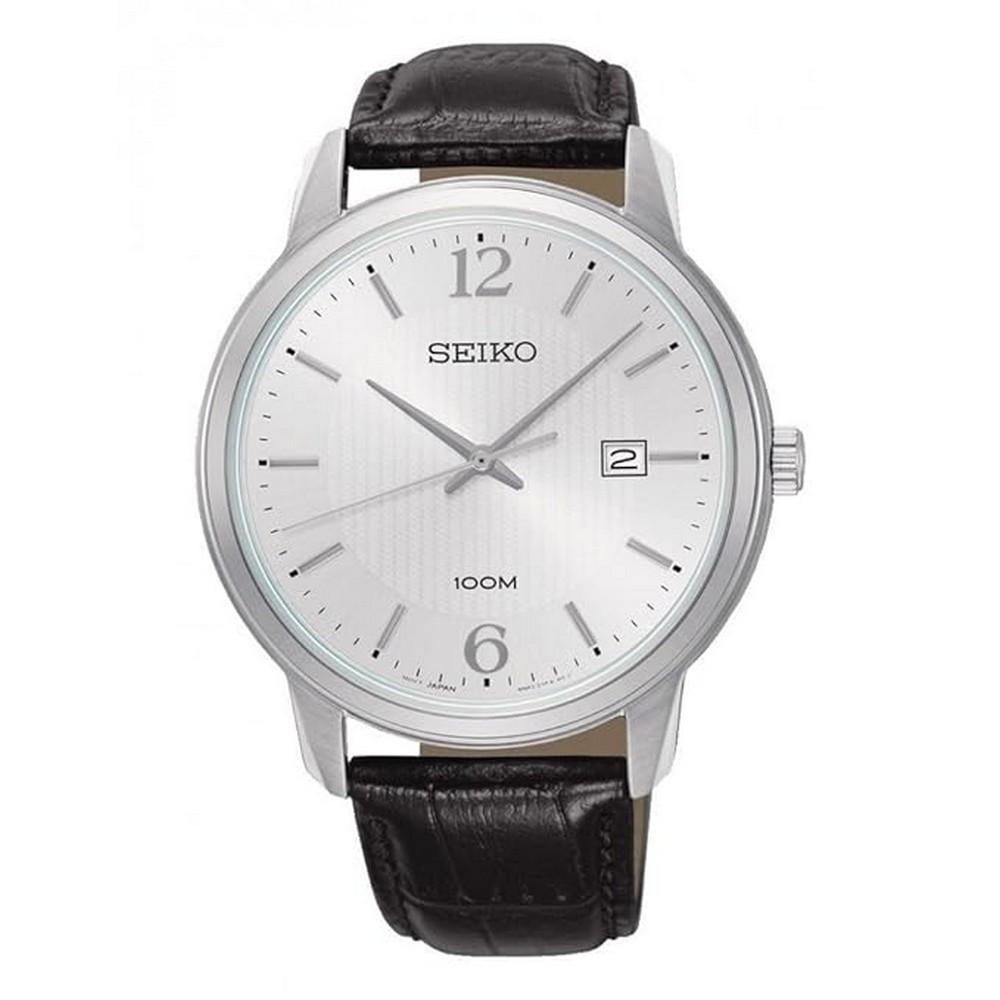 Seiko SUR265P1 Silver Dial Classic Quartz Movement Analog Men's Watch seiko