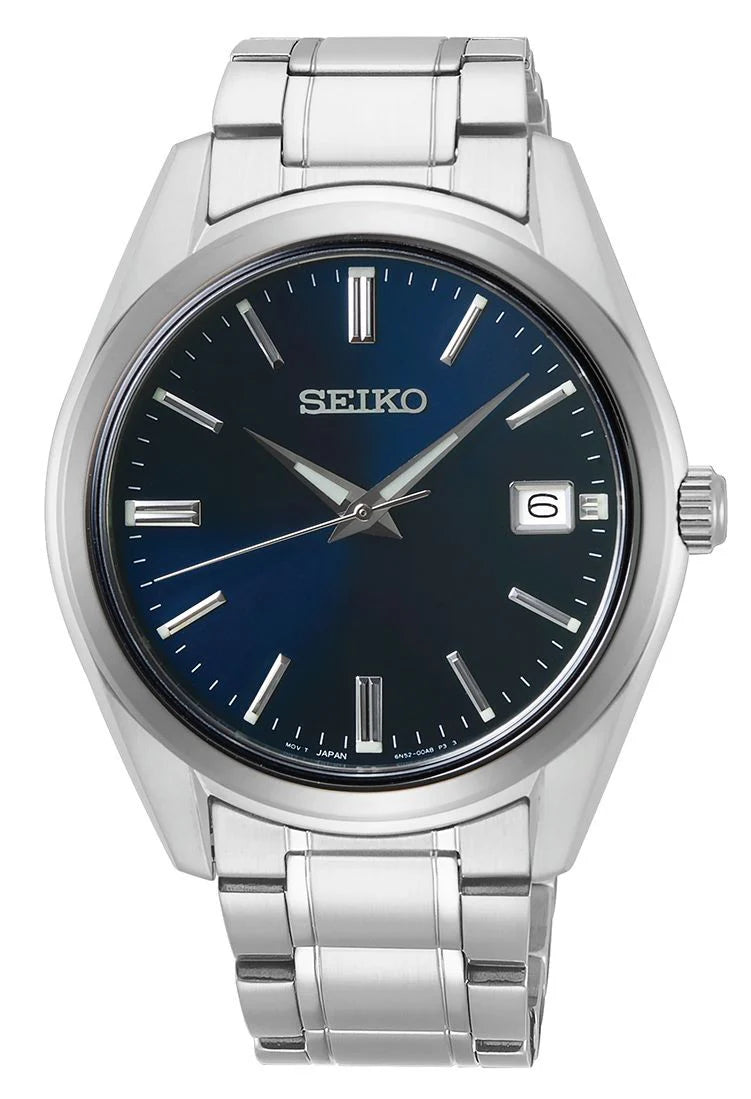 Seiko SUR309P1 Blue dial Silver tone stainless steel case Men's Watch