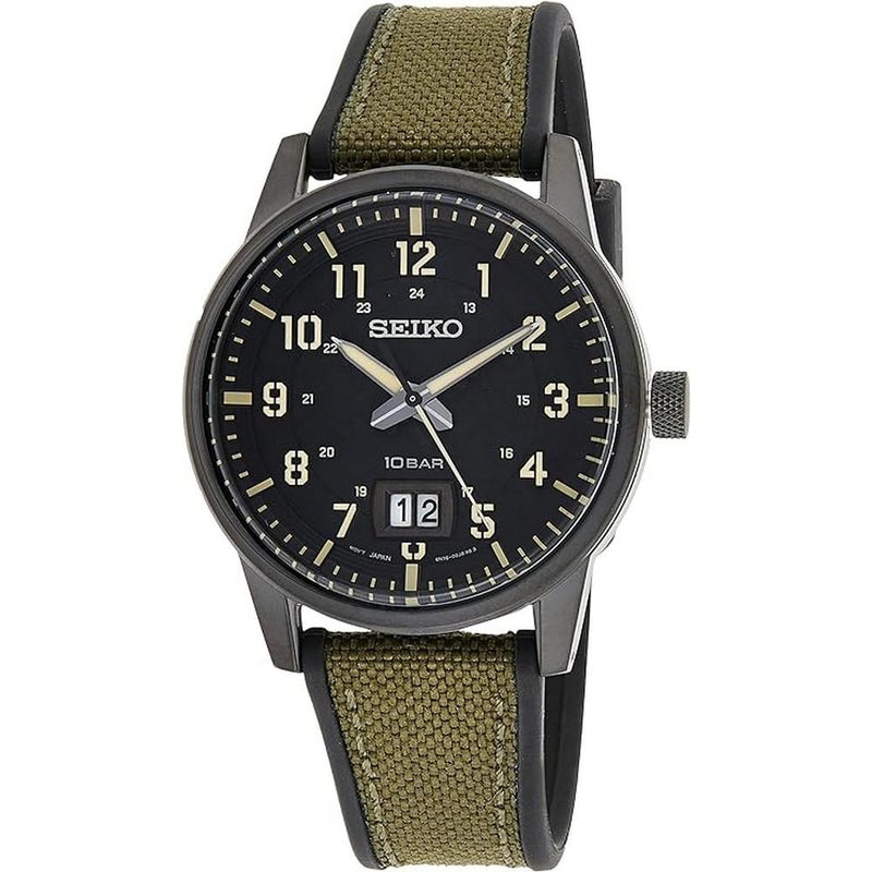 Seiko SUR325P1 Quartz Black Dial Men's Watch seiko