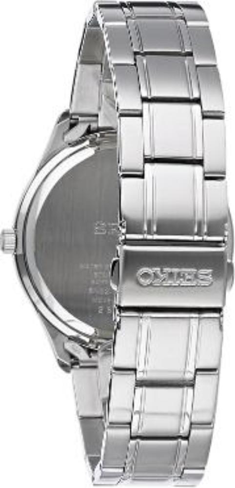 Seiko SUR419P1 Blue Dial Silver Stainless Steel Analog Quartz Men's Watch seiko