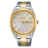 Seiko SUR446P1 Silver Dial Silver & Gold Analog Quartz Men's Watch seiko
