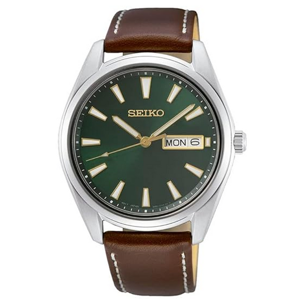 Seiko SUR449P1 Green Dial Analog Quartz Men's Watch