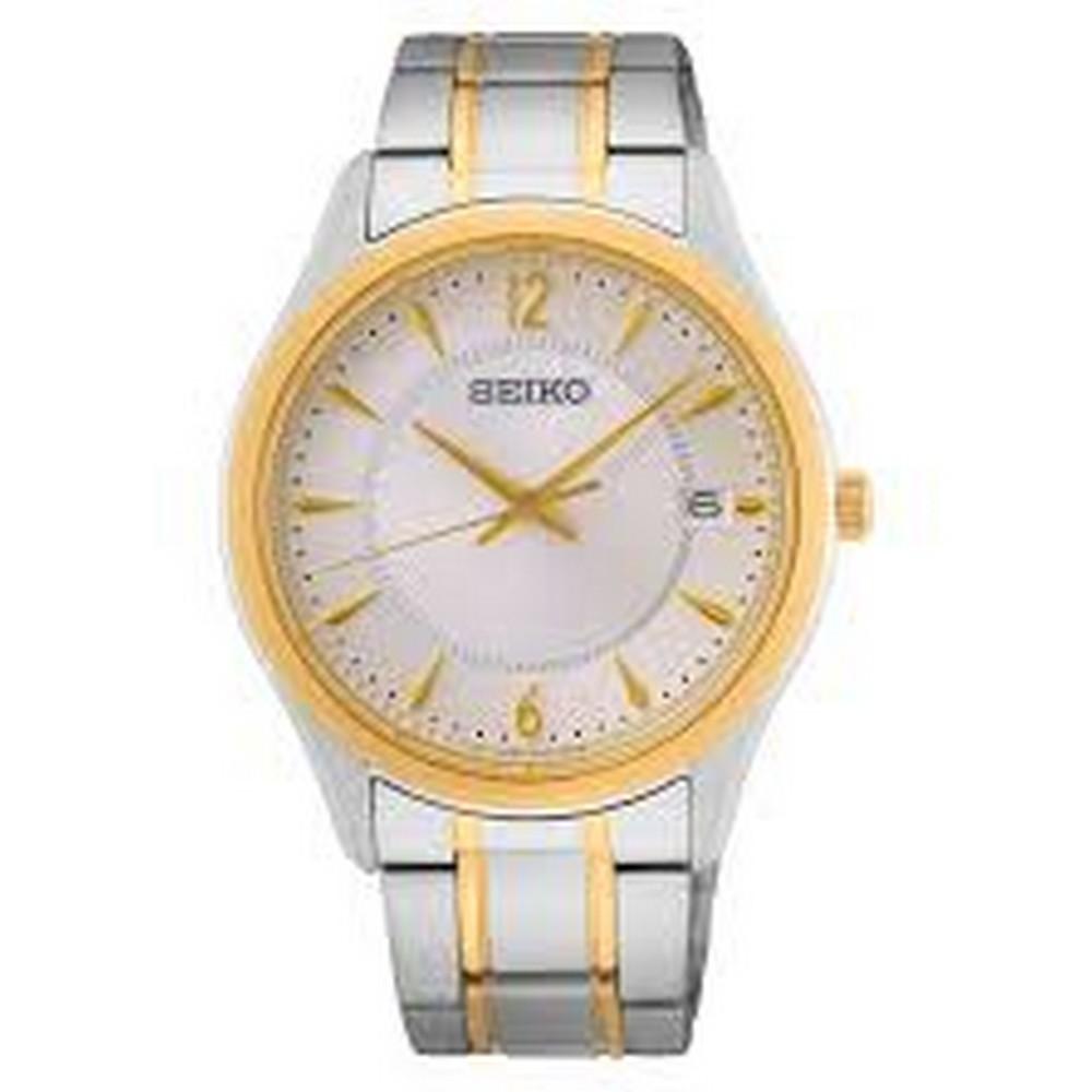 seiko SUR468P1 Silver Dial Silver&Gold Chain Men's Watch seiko