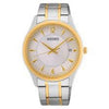 seiko SUR468P1 Silver Dial Silver&Gold Chain Men's Watch seiko