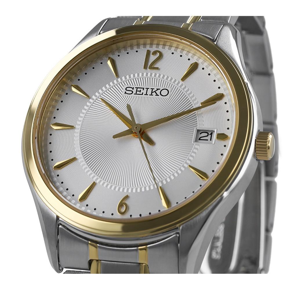 Seiko SUR468P1 Silver Dial Silver&Gold Chain Men's Watch