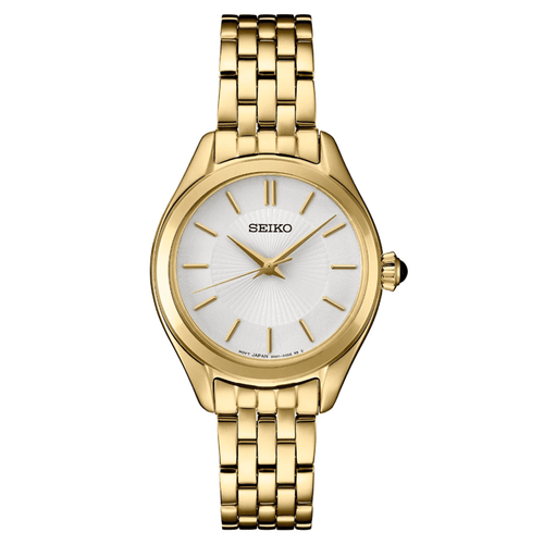 Seiko SUR538P1 Analog Quartz Watch with Stainless Steel Women's Watch