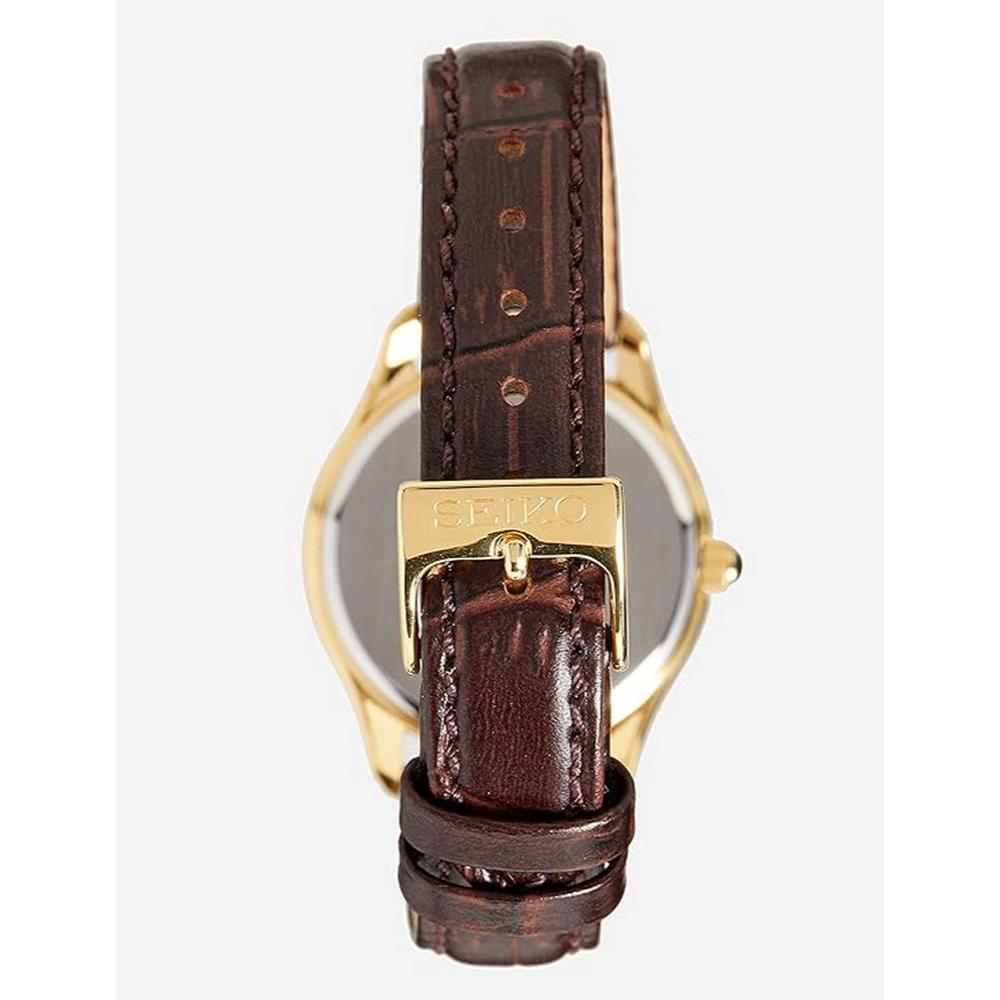 Seiko SUR638P1 White Dial Analog Quartz Women’s Watch