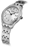Seiko SUR643P1  Neo Classic White Dial Stainless Steel Womens Watch