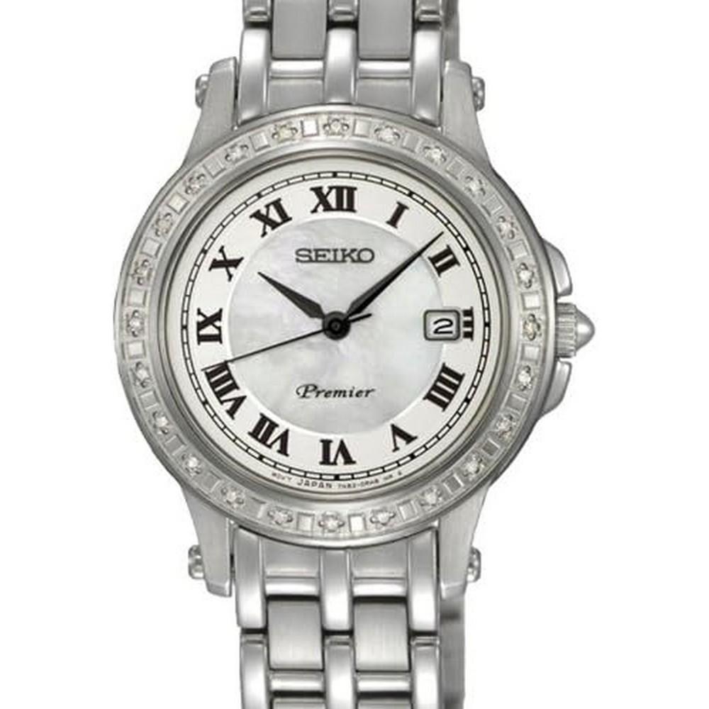 seiko SXDE57P1 Women's Watch Analogue Quartz Silver Stainless Steel Strap seiko