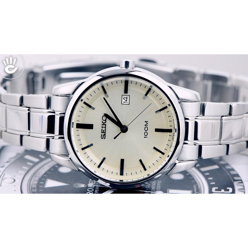 Seiko SXDG25P1 Silver Dial Silver Stainless Steel Chain Women's Watch seiko