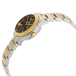 Seiko SYMD94 TwoTone Stainless Steel Analog Black Dial Women's Watch