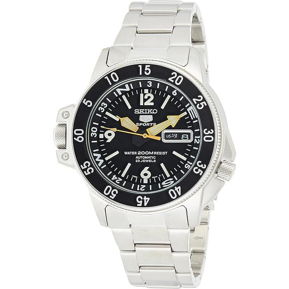 seiko SKZ211K1 Men's Five Sports Stainless Steel Automatic Watch