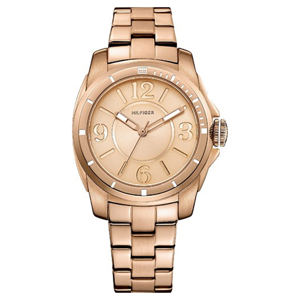 Tommy Hilfiger  TH1781141 Men's Chase Quartz Watch With Analog Display And Leather Strap Tommy Hilfiger