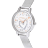 OLIVIA BURTON OB16LH12 You Have My Heart Silver Women's Watch