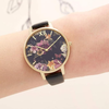OLIVIA BURTON OB16EG78 Dark Bouquet Black Dial Women's Watch