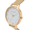 OLIVIA BURTON OB15BD84 White Dial Women's Mesh Watch
