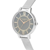 OLIVIA BURTON OB16WD86 Analogue Gray Dial Women's Mesh Watch