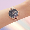 OLIVIA BURTON OB16GD33 Celestial Black Dial Rose Gold Boucle Women's Mesh Watch