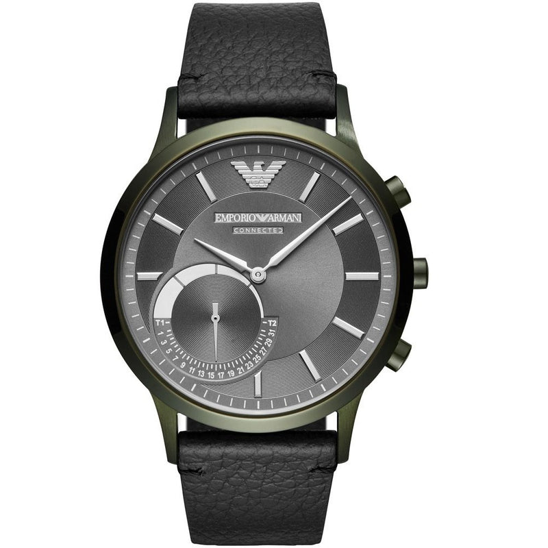 Emporio Armani ART3021 Hybrid Smartwatch Leather Band Men's Watch Emporio Armani