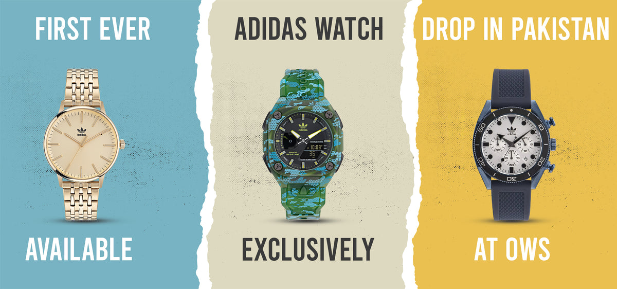 Adidas watches & accessories at OWS