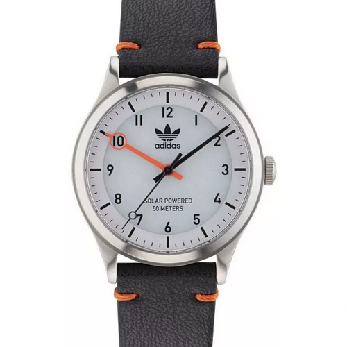 Adidas AOST23045 White Dial Solar  Watch