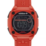 Adidas AOST23063 Red Silicon Strap Digital Men's Watch
