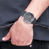Emporio Armani AR5858 Sport Silicone wrapped Chronograph Black Dial Men's Watch