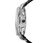 Emporio Armani Swiss ARS6001 Black Dial Chronograph Leather Strap Men's Watch