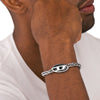 Diesel DX1469040 Men's Steel Silver Stainless Steel Bracelet