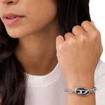 Diesel DX1469040 Men's Steel Silver Stainless Steel Bracelet