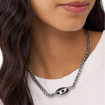 Diesel Stainless steel chain necklace dx1470