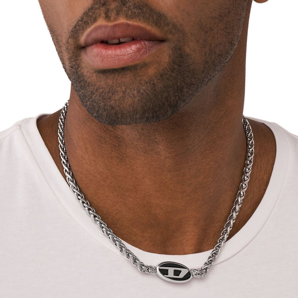 Diesel Stainless steel chain necklace dx1470